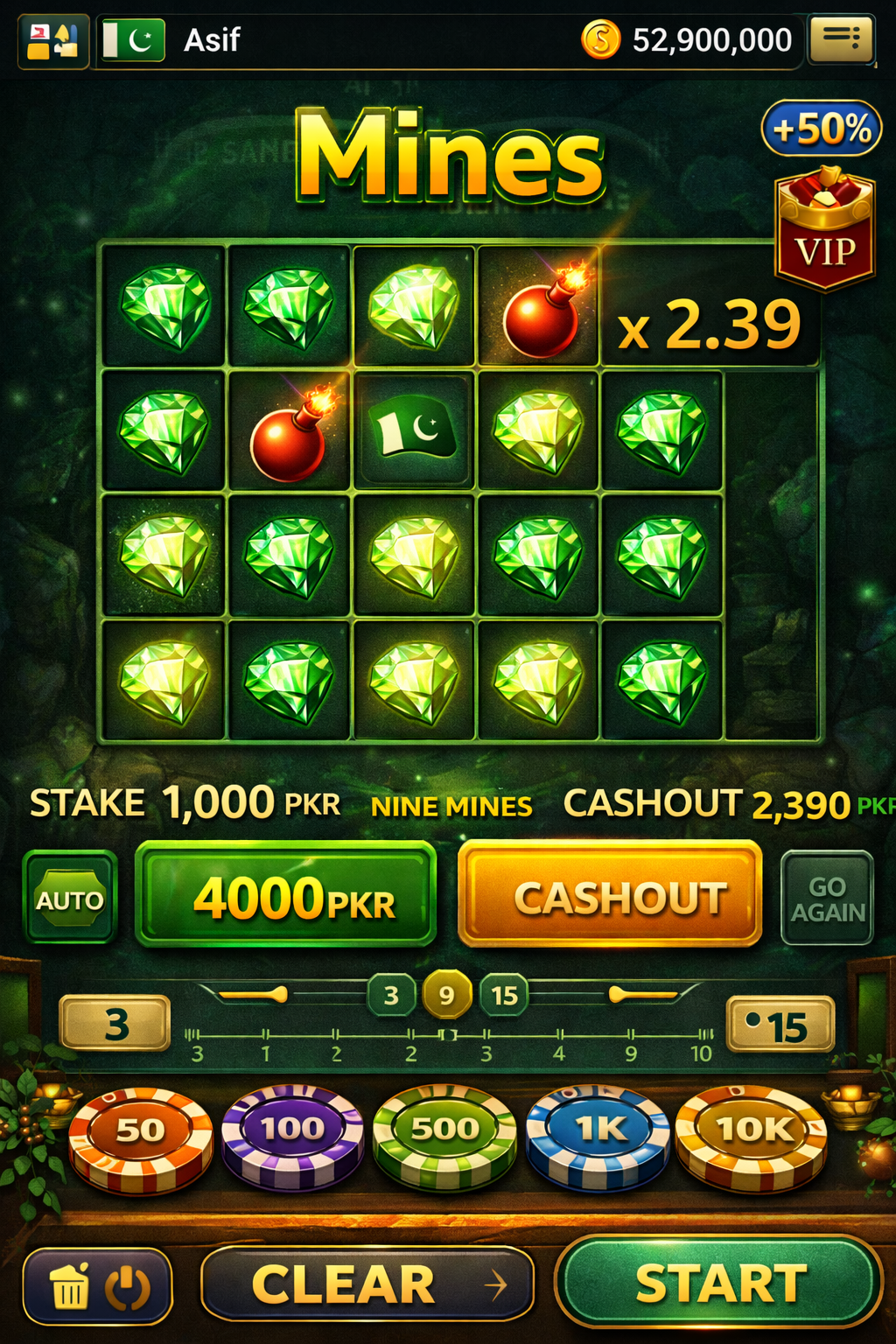 MGM Live Slots game